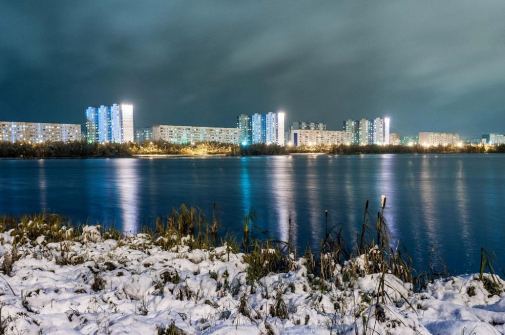 Комсомольское озеро нижневартовск зимой