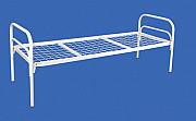 Металлические кровати одноярусные для пансионатов по цене производителя Санкт-Петербург