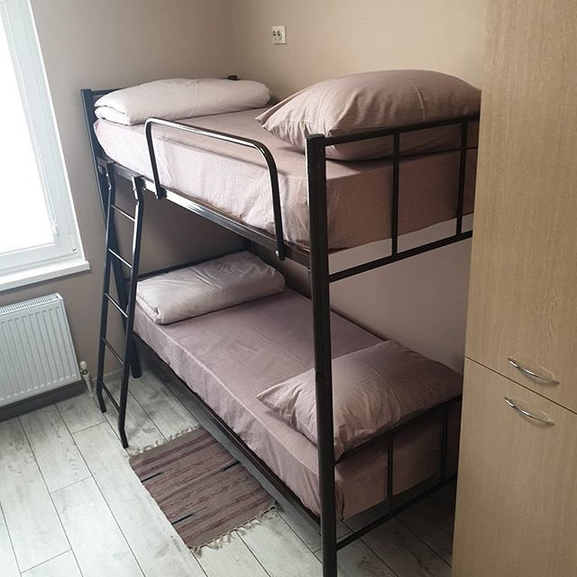 Кровати на металлокаркасе, двухъярусные, односпальные для хостелов, гостиниц, рабочих Краснодар - изображение 1