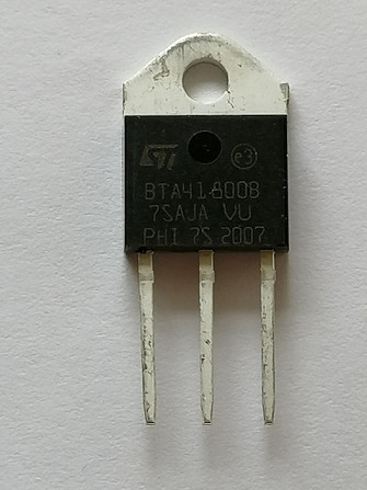 Семистор BTA41-800B для регулировки двигателя Пермь - изображение 1