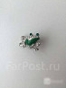 Брошь лягушка бижутерия стразы сваровски swarovski украшение аксессуар подарок подарки брошка мода с Москва