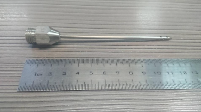 Игла для ручного инъектора капилляр Ø3.0мм, длина 100мм. КФТЕХНО (Россия). Малоярославец - изображение 1