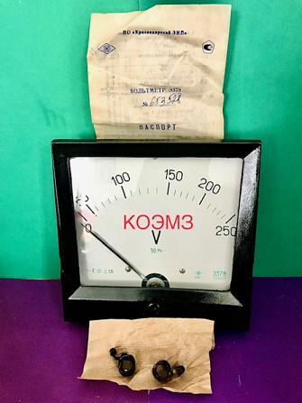 Вольтметр Э378 0-250в Старая Купавна - изображение 1