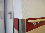 Отбойники медицинские из пластика HPL, защитные отбойные доски для стен и коридоров, пластиковые HPL Москва