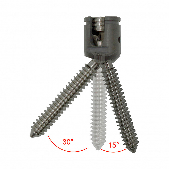 Полиаксиальный педикулярный винт с увеличенным углом Москва - изображение 1