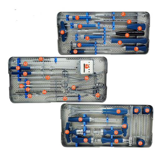 A43000 Набор инструментов для титановой 5.0 мм системы тороколюмбарной фиксации Москва - изображение 1