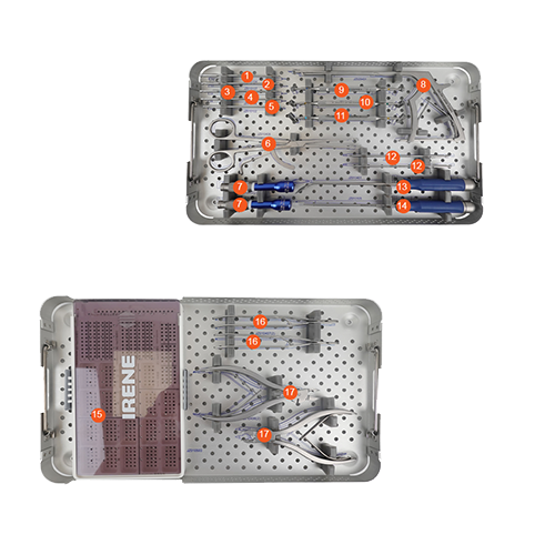 JZ010000 набор инструментов для задней шейной ламинопластики Москва - изображение 1