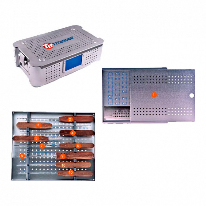 A38000 Комплект инструментов для установки передней шейной полиаксиальной пластины Москва - изображение 1