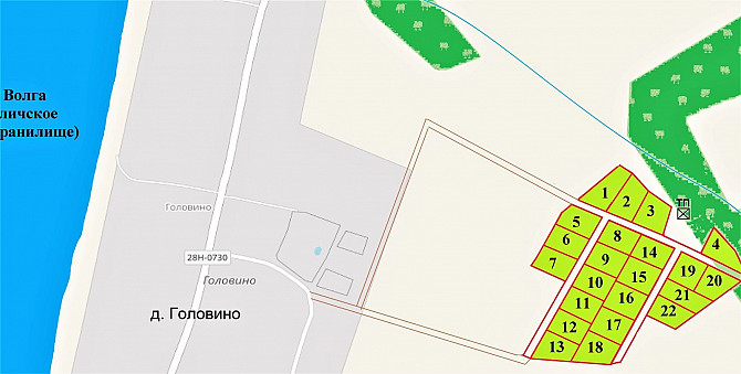 Продаем 22 земельных участка под поселок на Волге Москва - изображение 1