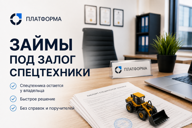 Займ под залог спецтехники Москва - изображение 1