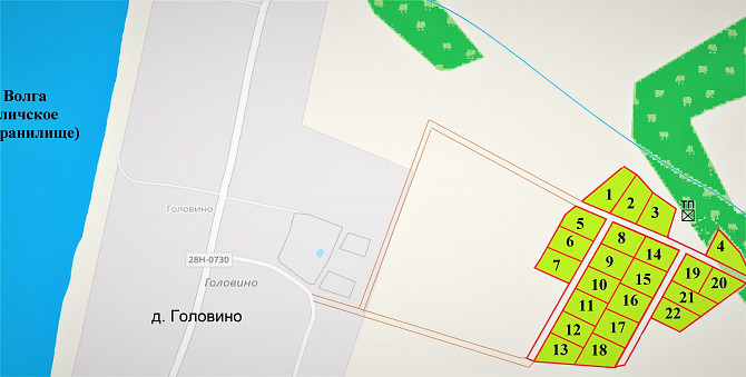 Продаем участки по 25 соток на Волге в д.Головино Москва - изображение 1