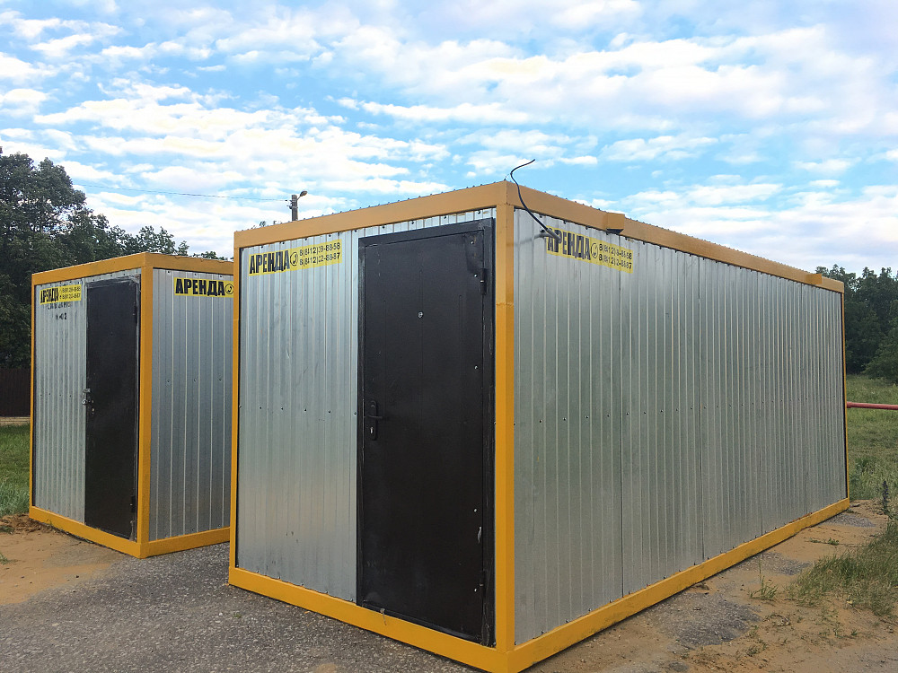 Блок-контейнер 6000*2360*2700. Щитовая бытовка 2х3м. Бытовки в пензе. Бытовка синяя. Бытовой вагончик.